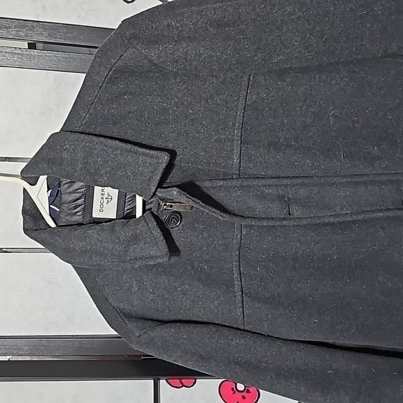 Dockers Dark Gray Jacket‎ Coat Size Medium - Picture 2 of 7